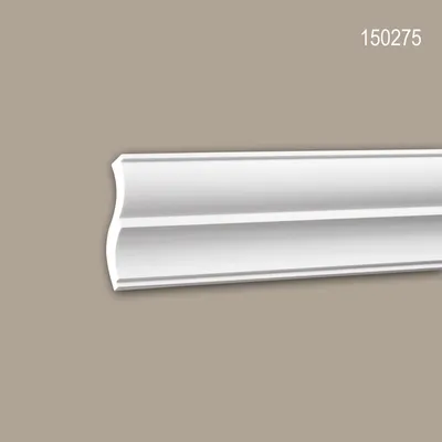 Produktbild von PROFHOME 150275 Eckleiste aus Polyurethan Deckenleiste Stuckleiste 2 m
