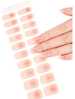 Immagine prodotto di Foglietti adesivi per unghie con motivo farfalla, da utilizzare con lampada UV, confezione da 20 pezzi, ideali per la manicure fai-da-te a casa