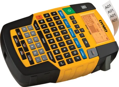 Zdjęcie produktu dla DYMO RHINO 4200, AZERTY, Czarny, Żółty