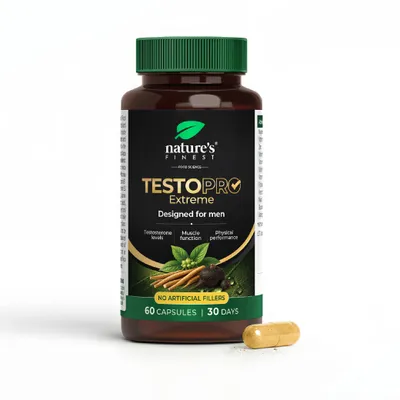 Image de Nature's Finest TestoPRO gélules - maca, ashwagandha, zinc et vitamine C, vegan - 60 gélules