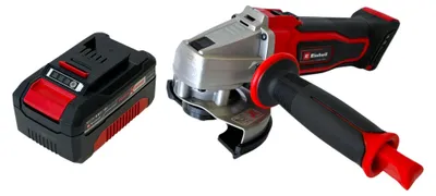 Obrázek produktu pro Einhell TE-AG 18/115-2 Li akumulátorová úhlová bruska 18 V 115 mm + 1x akumulátor 4,0 Ah - bez nabíječky