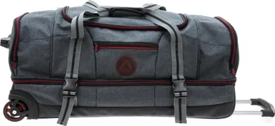 Produktbild von Reisetasche Schuhfach Doppeldecker Trolley Grau Anthra Rot 76 x37x33cm Bowatex