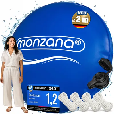 Productafbeelding van MONZANA Winterbescherming voor zwembad, XL, chloorbestendig, rond, 2 meter diameter