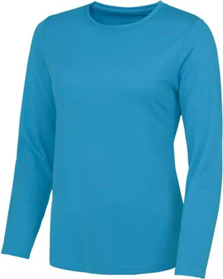 Produktbild von Just Cool JC012 | Damen Long Sleeve Cool T / UV-Schutzfaktor 30 - Farbe: Sapphire Blue - Größe: S