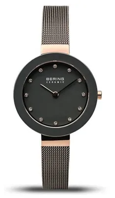 Produktbild von Bering Damen Uhr Armbanduhr Slim Classic - 11429-369 Meshband