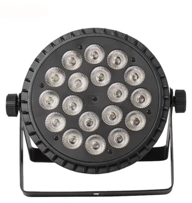 Immagine prodotto di Set di faretti LED - Illuminazione per palcoscenico - Luci per DJ - Lampade per teatro - Spot da discoteca - 4 pezzi, 18x12W, RGBW