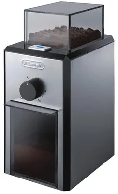 Zdjęcie produktu dla De’Longhi KG89, 120 g, Stal nierdzewna, Plastik, Stal nierdzewna, 12 szt., 110 W, 220 - 240 V
