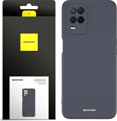 Produktbild von Spacecase Silikonhülle Realme 8 5G schwarz