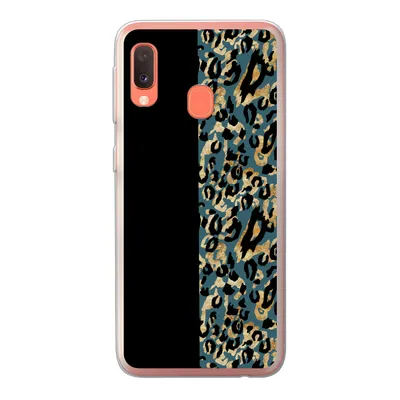 Produktbild von MuchoWow® Handyhülle Schutzhülle Hülle für Samsung Galaxy A20e Pantherdruck - Gold - Pelz Silikon Softcase Handy Hülle - Abdeckung