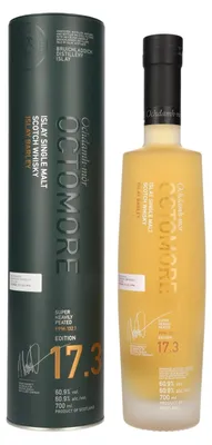 Produktbild von Octomore EDITION: 17.3 Super Heavily Peated Islay Single Malt Release 2026 60,9% Vol. 0,7l in Tinbox