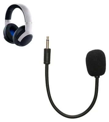 Produktbild von kwmobile Ersatz Kopfhörer Mikrofon kompatibel mit Razer Kaira Pro Headset - Gaming Headphones Mikrofon mit 3,5 mm Klinkenstecker - Schwarz