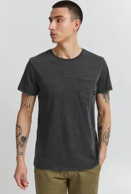 Produktbild von 11 Project PRLewi Herren T-Shirt Kurzarm Shirt mit Burn-Out-Waschung