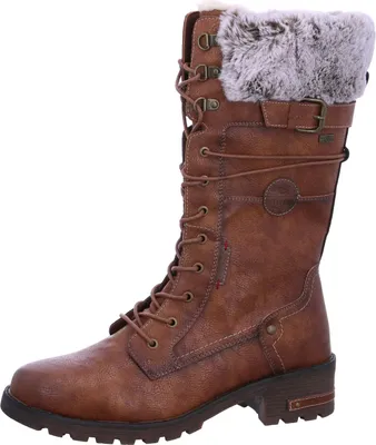 Produktbild von Mustang Damen Stiefel mit Reißverschluss und Plüsch 15M0082003, Größe:40 EU, Farbe:Braun