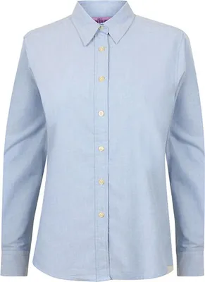 Produktbild von Henbury Ladies´ Classic Long Sleeved Oxford Shirt