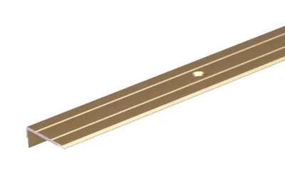 Immagine prodotto di Alberts 476762 Profilo di protezione per paragradini, alluminio, anodizzato color oro, 1000 x 25 x 20 mm