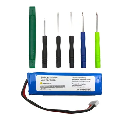 Produktbild von Akku kompatibel mit Harman Kardon CP-HK06, GSP1029102 01 - Li-Polymer 3000mAh - für Go Play, Go Play Mini, Go+ Play