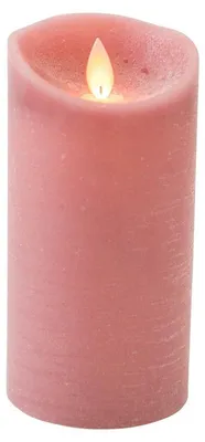 Produktbild von Anna's Collection Led stumpfe Kerze - altrosa - 15 x D7,5 cm