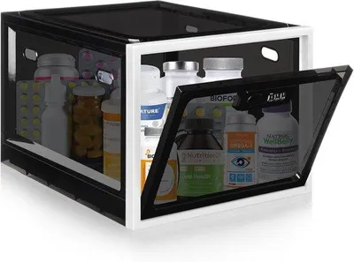 Immagine prodotto di Scatola trasparente per medicinali da 12,6 litri con codice a 3 cifre