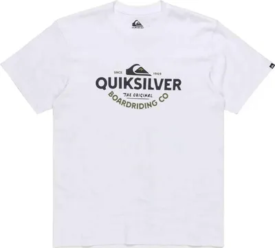 Produktbild von Quiksilver Typed Out Kurzarm-t-shirt Weiß XL Mann Weiß XL