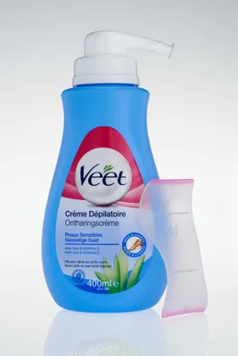 Produktbild von Veet 3059944021197, Creme zur Haarentfernung, 400 ml, Empflindliche Haut