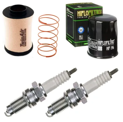 Image de Kit d'entretien pour Polaris RZR 800 S HO 4WD 2009-2014 : filtres et bougies d'allumage de pamoto - Neuf