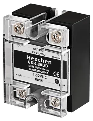 Solid State Relais SSR-80DD, 80 A, 24-220 VDC, 4-32 VDC
