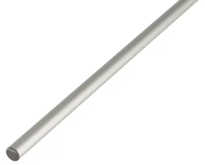 Image de Alberts 473334 Barre ronde, aluminium, anodisé couleur argent, 1000 x 8 mm