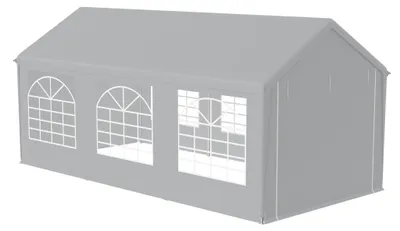 Produktbild von Festzelt - Partyzelt - Gartenpavillon - Eventzelt - Gartenzelt - Wasserdicht - 3 x 6 Meter