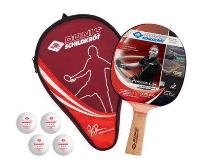 Produktbild von TT-Set PERSSON 600 "Geschenkset", 1x Schläger LV600 Kork