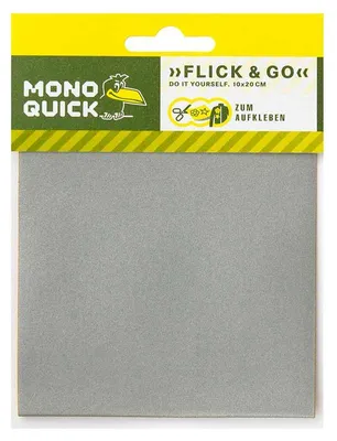 Produktbild von Reflexmaterial, Adhesive - Aufnäher, Bügelbild, Aufbügler, Applikationen, Patches, Flicken, Zum Aufbügeln, Größe: 10 x 20 cm