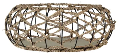 Immagine prodotto di Cesto portaoggetti Clayre & Eef Ø 39x15 cm Rattan marrone