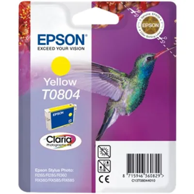 Produktbild von Epson T0804, Gelb, 1 ml, 24,6 cm, 11,6 cm, 14,5 cm