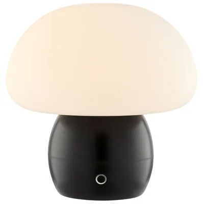 Produktbild von BRILLIANT Tischleuchte Dupos LED Akku-Pilzleuchte, 22 cm, 230 lm, 2700K, Wireless Charging, dimmbar