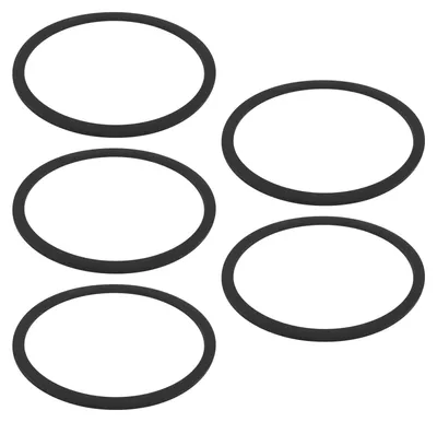 Brander Cap Dichtung 5 Stück 59x52x1,5 mm Schwarz