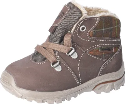 Produktbild von RICOSTA Boots DESSE von PEPINO mit Profilsohle Echtleder/Textil Schnürung Warmfutter Jungen quinoa/schoko Braun Größe 26
