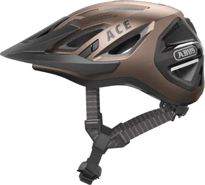 Produktbild von ABUS Stadthelm Urban-I 3.0 ACE - sportlicher Fahrradhelm mit LED-Rücklicht, verlängertem Schirm und Magnetverschluss für Damen Herren