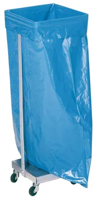 Produktbild von Müllsackständer - für 120 l Säcke - fahrbar - 985 x 330 x 370 mm (HxBxT) - Stahl