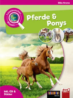 Obrázok produktu pre Leselauscher Wissen: Pferde und Ponys (inkl. CD & Stickerbogen)
