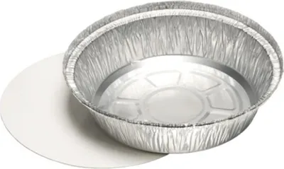 Produktbild von PAPSTAR Aluminium-Schale rund, mit Deckel, 770 ml