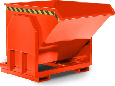 Produktbild von R+R Industrietechnik Schwerlastkipper Typ RMK-100 1400x1330x1030mm 1000dm³ RAL 2004 Reinorange