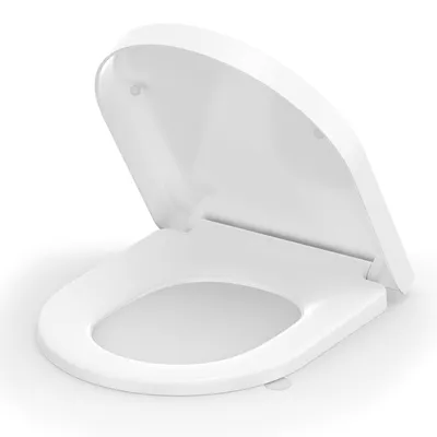 Immagine prodotto di Copertura per WC a forma di D con sistema di chiusura ammortizzata