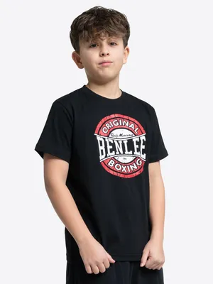 Produktbild von Kinder T-Shirt normale Passform NABURN Black/White/Red 146/152 BENLEE
