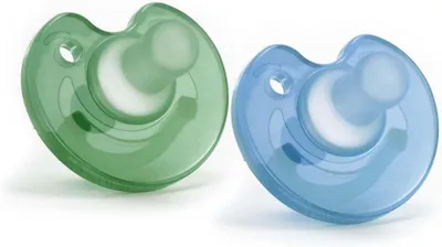 Productafbeelding van Speen - 2 stuks - NICU Prematuur speen - Newborn fopseen - 34w - 0-6 maanden (Lagune)