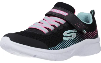 Productafbeelding van Skechers Microspec meisjes sneakers, zwart, maat 32