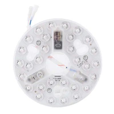Zdjęcie produktu dla 5,3-calowy zamiennik LED wentylatora sufitowego, 3 temperatury barwowe (3000 K, 4200 K, 6500 K), okrągły zestaw modernizacyjny LED 15 W, 95-265 V