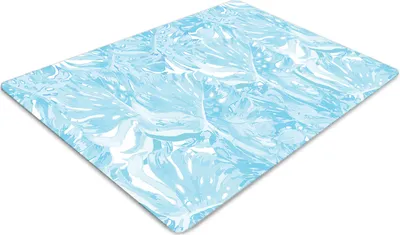 Produktbild von Stuhlunterlage Bürostuhlunterlage 120 cm x 90 cm Bodenmatte Bürostuhlunterlage - Palmenblätter
