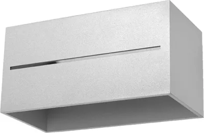 Produktbild von Wandleuchte LOBO MAXI grau 2xG9 8W Aluminium 10x12x20cm Sollux Lighting