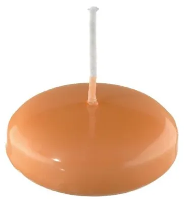 Produktbild von Schwimmkerzen Lachs 40 x Ø 80 mm, 8 Stück