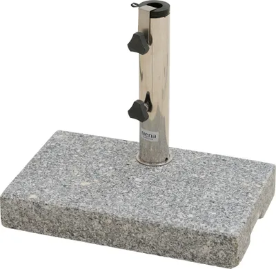 Produktbild von Schirmständer-Platte >Granit< in silber, Edelstahl, Granit - 45x7,5x28cm (BxHxT)
