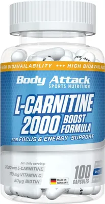 Produktbild von Body Attack L-Carnitine 2000 - 100 Kapseln